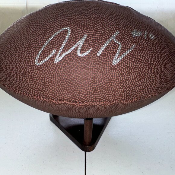 DRAKE MAYE SIGNED FULL SIZE AUTOGRAPHED WILSON FOOTBALL NEW ENGLAND PATRIOTS COA - Picture 1 of 8